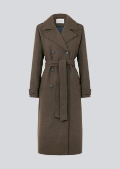 Modström ShayMD coat - Espresso Melange< Frakker & Jakker