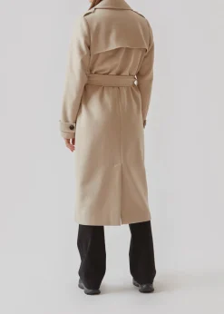 Modström ShayMD coat - Summer Sand< Frakker & Jakker
