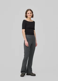 Modström Tanny flare pants - Harbor Green< Bukser
