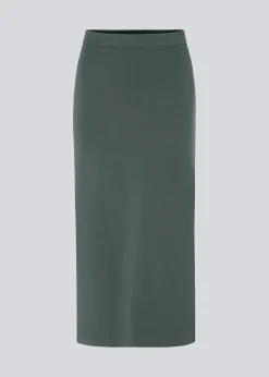 Modström TannyMD long skirt - Harbor Green< Nederdele