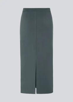 Modström TannyMD long skirt - Harbor Green< Nederdele