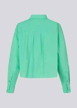 Modström TapirMD cropped shirt - Calm Jade< Skjorter