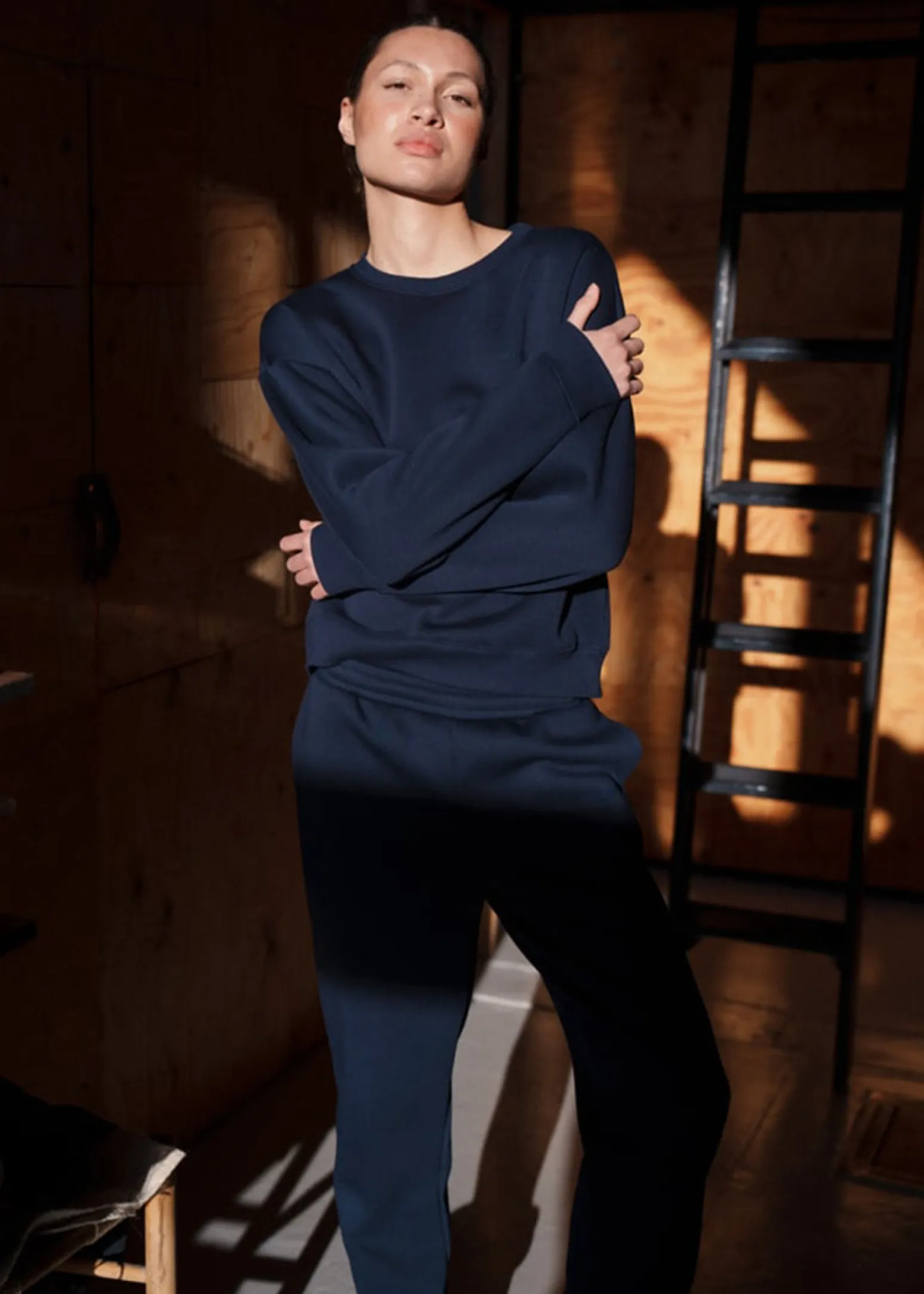 Modström TiaMD pants - Navy Sky< Basic|Sweatsuits