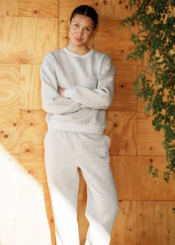 Modström TiaMD sweat - Grey Melange< Basic|Sweatsuits