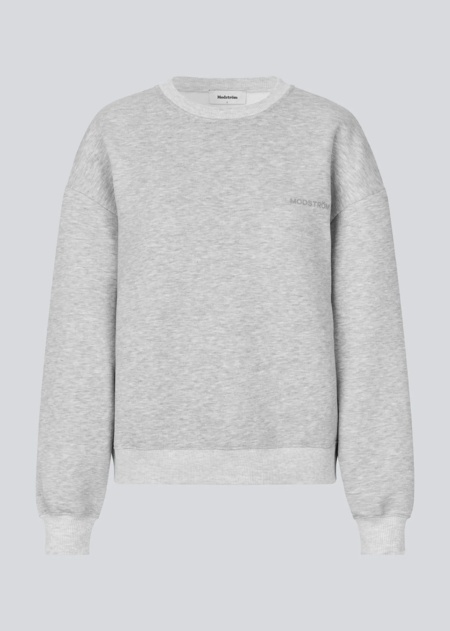 Modström TiaMD sweat - Grey Melange< Basic|Sweatsuits
