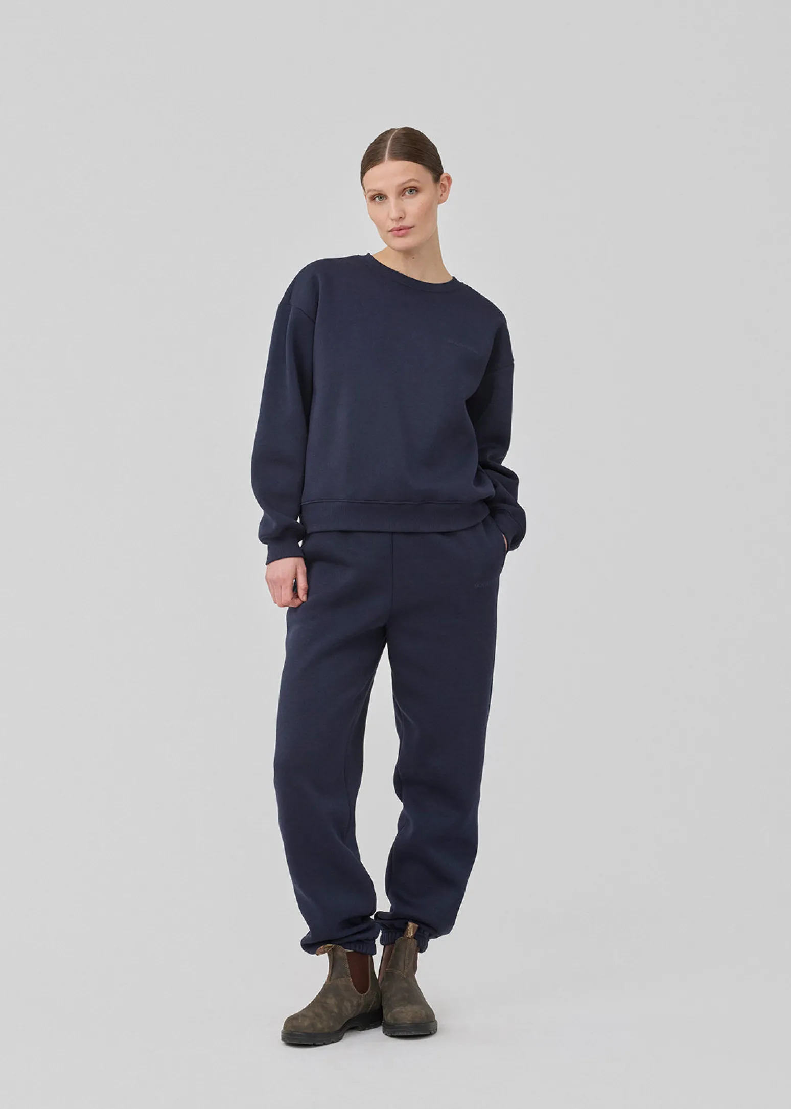 Modström TiaMD sweat - Navy Sky< Basic|Sweatsuits