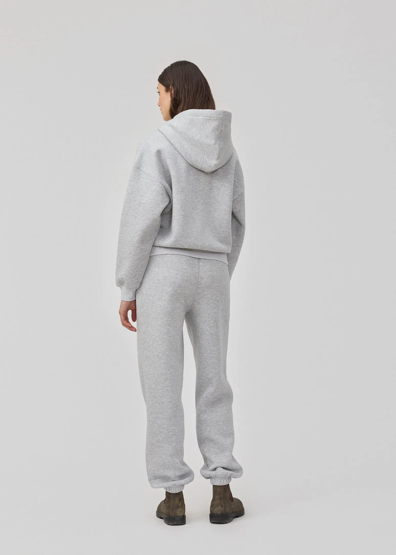 Modström TiaMD zip - Grey Melange< Basic|Sweatsuits