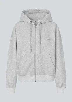 Modström TiaMD zip - Grey Melange< Basic|Sweatsuits