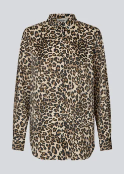 Modström Tipsymd print shirt - Leo leo print< Leopard Print|Skjorter