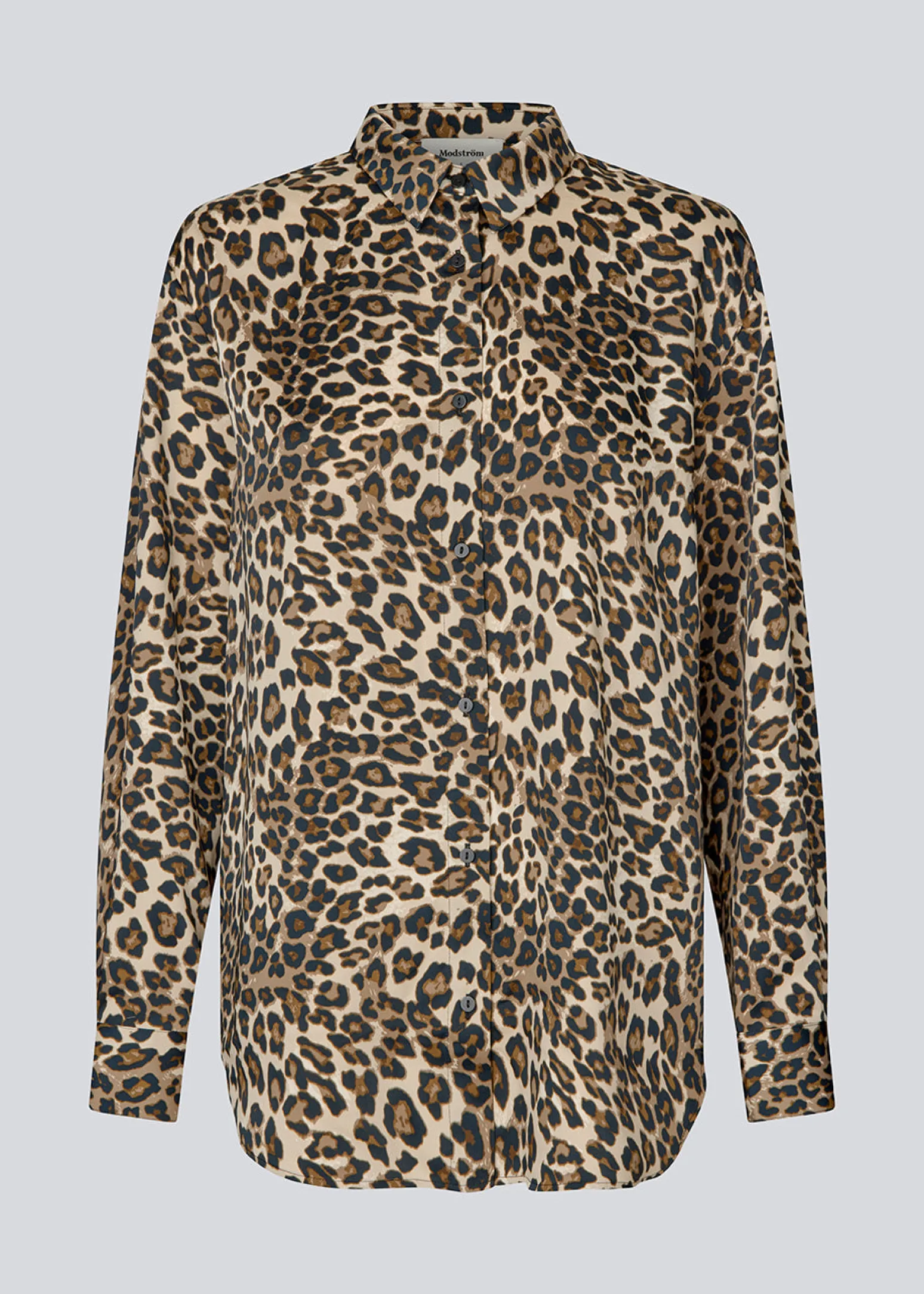 Modström Tipsymd print shirt - Leo leo print< Leopard Print|Skjorter