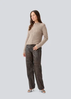 Modström TreeMD cardigan - Beige melange< Strik & Bluser