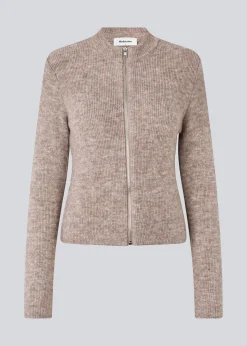 Modström TreeMD cardigan - Beige melange< Strik & Bluser