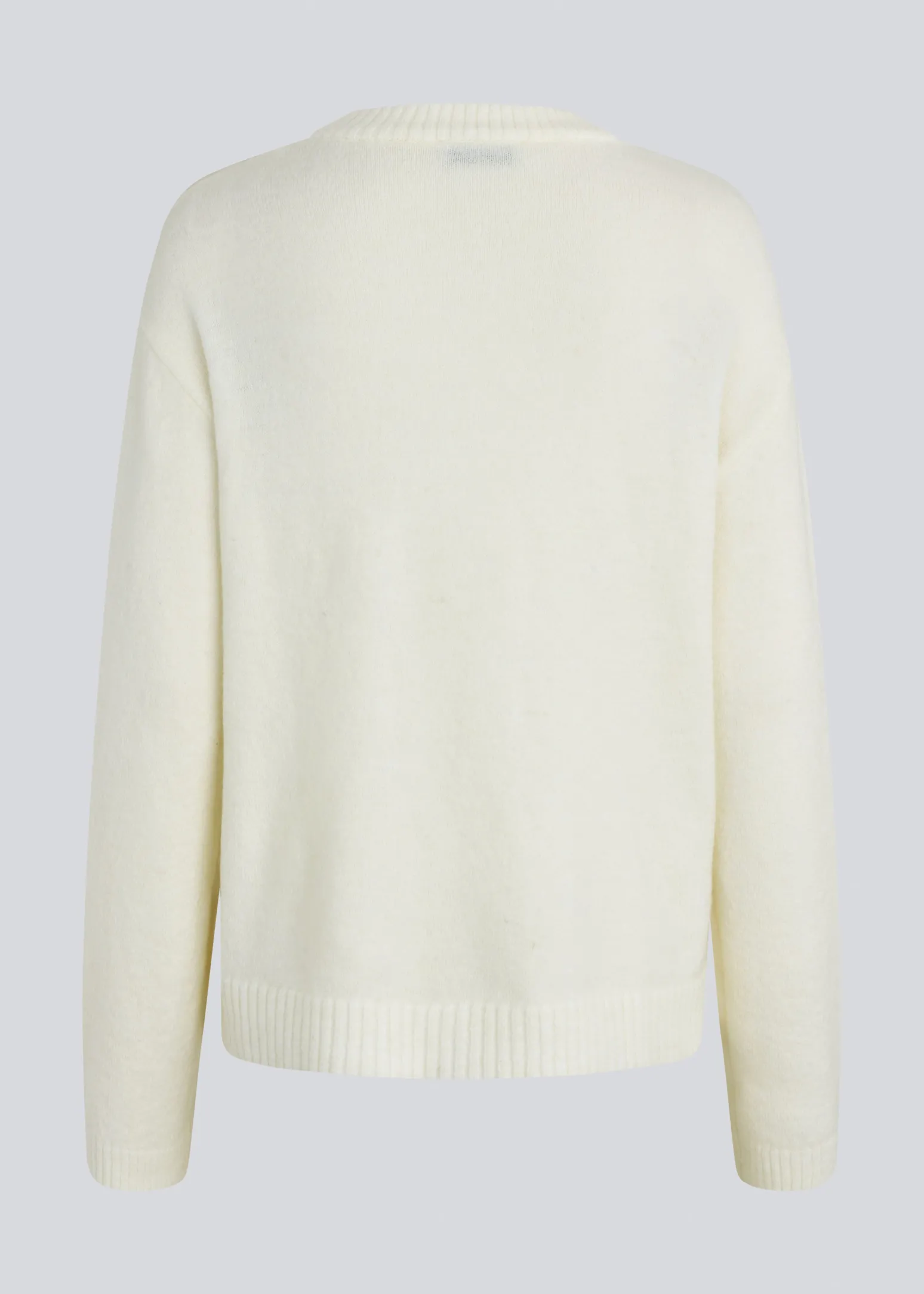 Modström TreeMD o-neck - Off White< Strik & Bluser