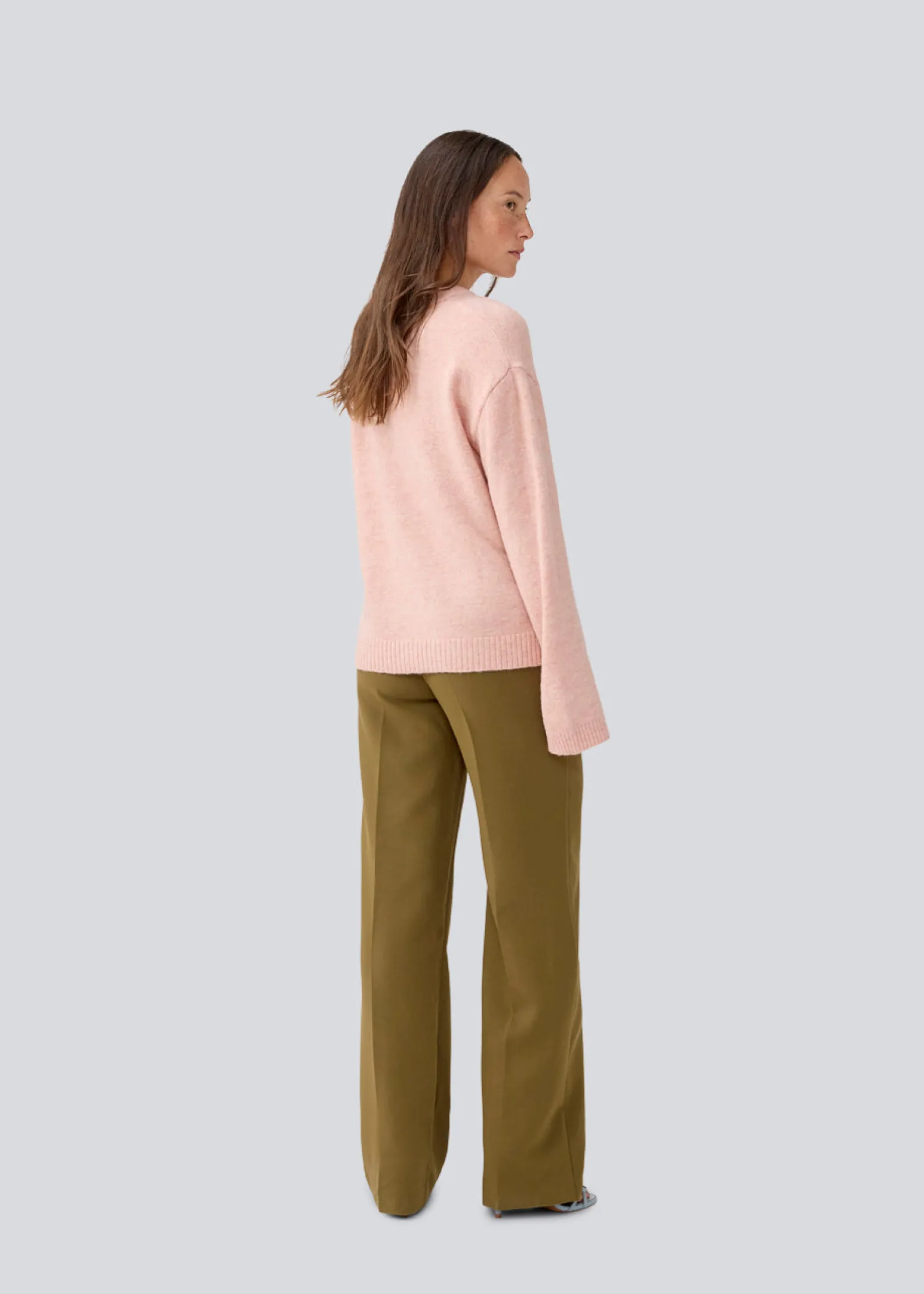 Modström TreeMD o-neck - Veiled Pink< Strik & Bluser
