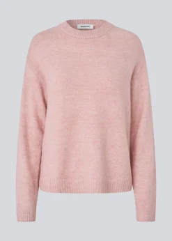 Modström TreeMD o-neck - Veiled Pink< Strik & Bluser