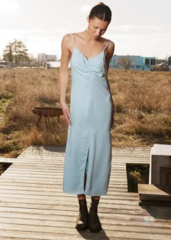 Modström TrentonMD strap dress - Baby Blue< Kjoler