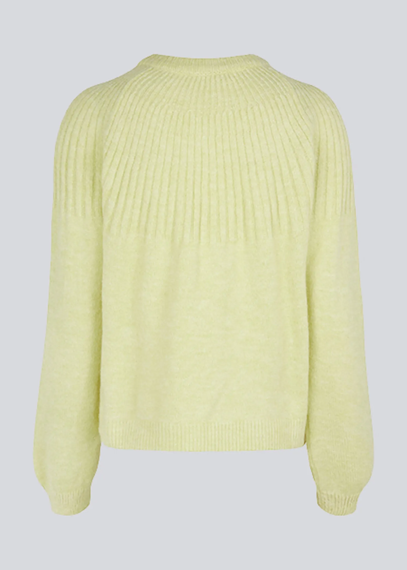 Modström Truce o-neck - Yellow Pear< Strik & Bluser