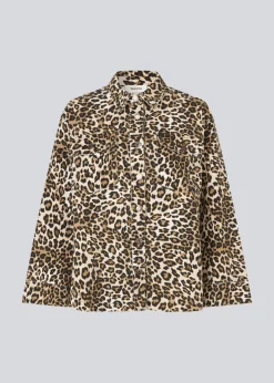 Modström TylinMD print jacket - Leo leo print< Leopard Print|Denim
