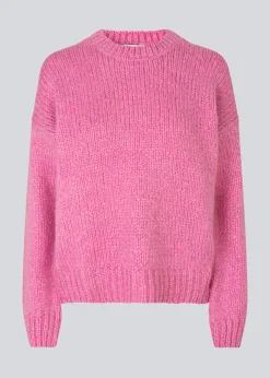 Modström Valentia o-neck - Cosmos Pink< Strik & Bluser